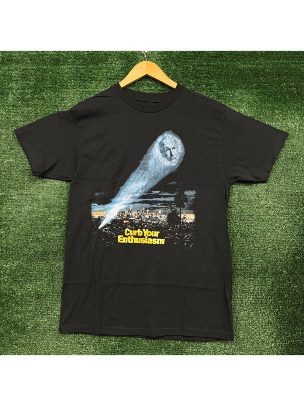 Curb Your Enthusiasm City Skyline Larry David T-Shirt Size Medium